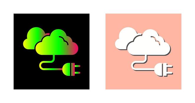 icono de vector de cable