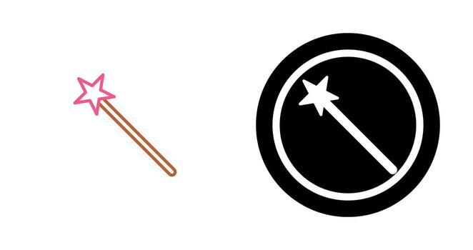 Unique Magic Vector Icon