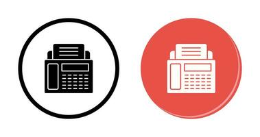 Fax Machine Vector Icon