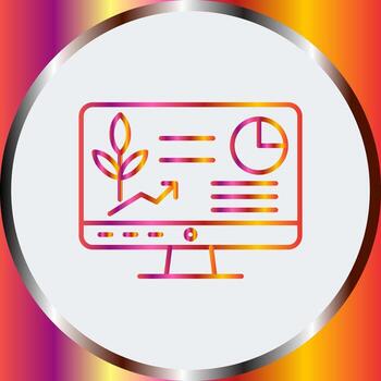 icono de vector de computadora
