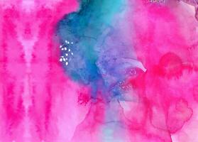 Pink watercolor abstract background photo