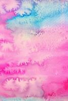 Pink watercolor abstract background photo