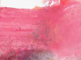 Pink watercolor abstract background photo