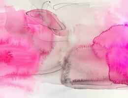 Pink watercolor abstract background photo