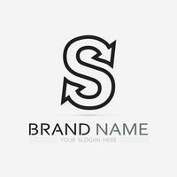 Business corporate S letter logo vector