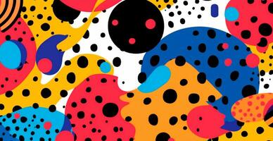 Abstract geometric shapes multicolored bright background photo