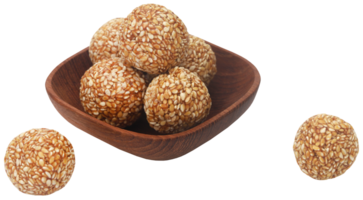 sésame caramel laddu png