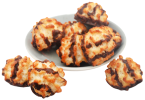 savoureux noix de coco Chocolat biscuits png