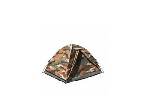 Illustration of camo tent isolated on white background photo