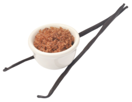 Vanilla pods with brown sugar png