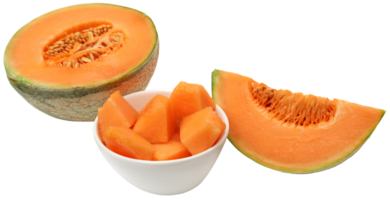 Cantaloup-Melone oder Rockmelon png