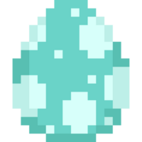 Pixel art easter egg icon png