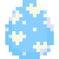 Pixel art easter egg icon png