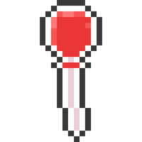 Pixel art cartoon balloon icon png