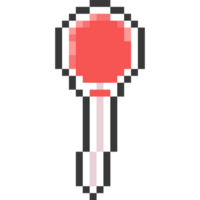 Pixel art cartoon balloon icon png