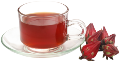 Roselle tea with fresh fruit png