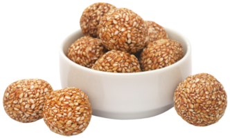 Sesame caramel laddu png