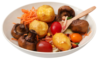 Button mushroom served png