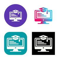 Online Learning Vector Icon