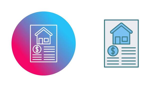 icono de vector de documento