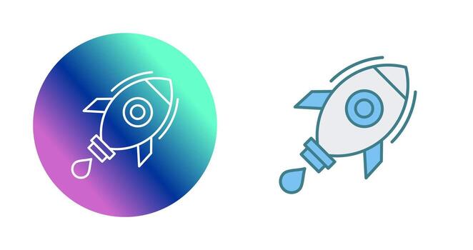 icono de vector de cohete