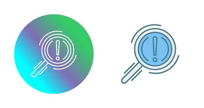 icono de vector de problema