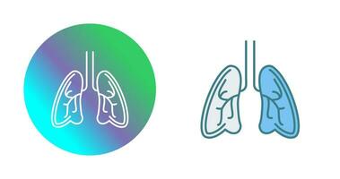 Lungs Vector Icon