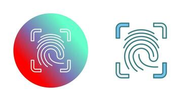 Finger Print Vector Icon