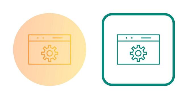 icono de vector de optimización web único