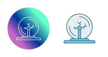 icono de vector de bola de plasma