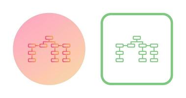 Unique Seo Structure Vector Icon