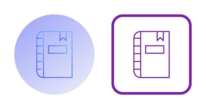 Diary Vector Icon