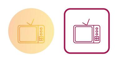 TV Set Vector Icon