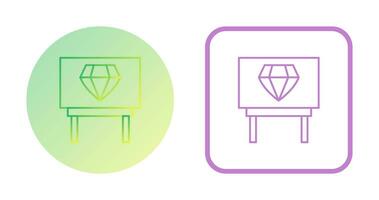 Diamond Exhibit Vector Icon