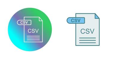 CSV Vector Icon
