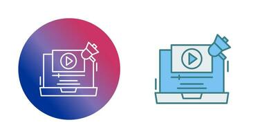 Video Marketing Vector Icon