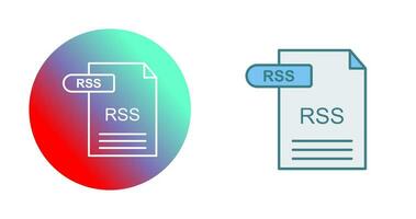 icono de vector de rss