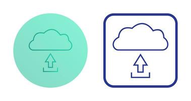 Unique Upload to Cloud Vector Icon