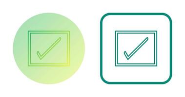 Checkbox Vector Icon