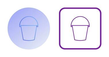 Water Bucket Vector Icon