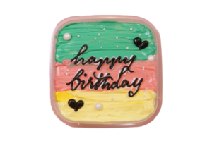 Birthday cake bento cake png