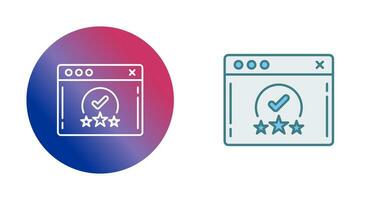 Rating Vector Icon