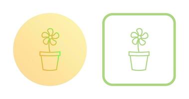 Flower Pot Vector Icon