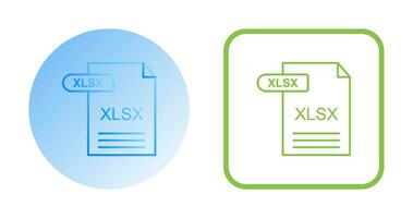 icono de vector xlsx