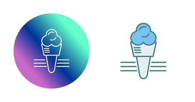 icono de vector de helado