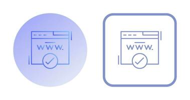 Domain Vector Icon