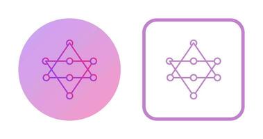Unique Networks Vector Icon