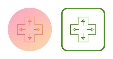 icono de vector de teclas de dirección únicas