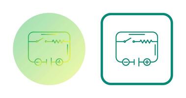 icono de vector de circuito eléctrico