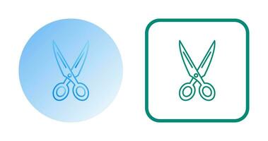 icono de vector de tijeras